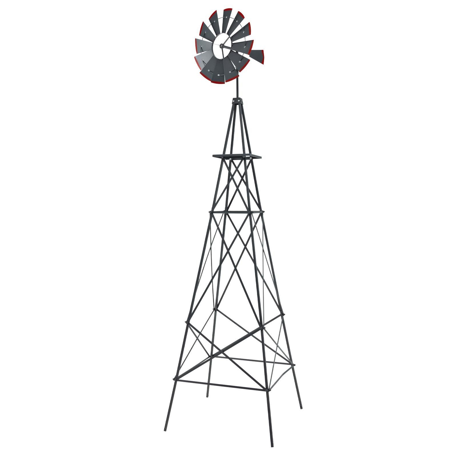 KOMFOTTEU Deko-Windrad, Höhe 253 cm Windspiel günstig online kaufen