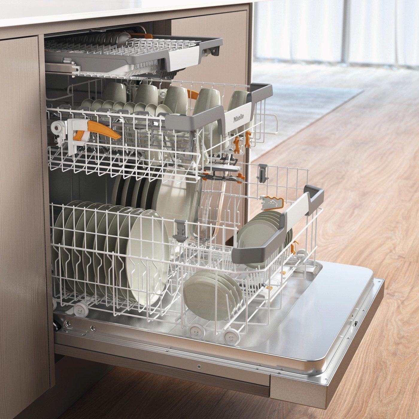Miele teilintegrierbarer Geschirrspüler G 7210 SCi, 14 Maßgedecke – Bild 4 von 5