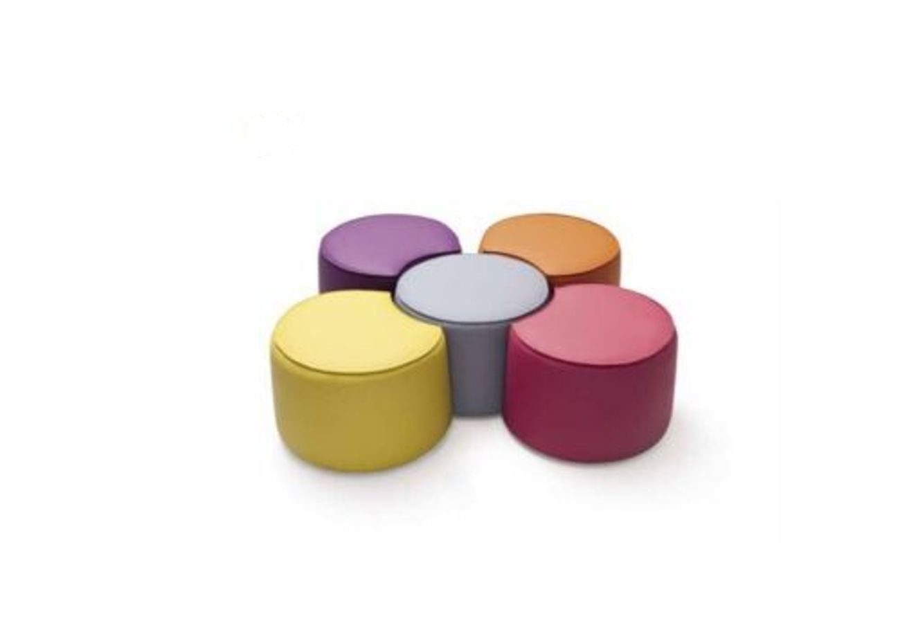 Xlmoebel Pouf Подставка для ног 5x Табуретки Табуретки Set Gruppe Стулья Табуретки Ottomane (5-St., 5x Табуретки), Hergestellt in Europa