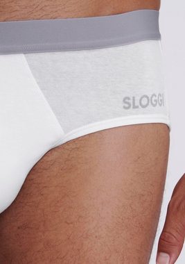 sloggi Slip men GO ABC 2.0 Brief 2P (Packung, 2-St) super weicher Baumwoll- und Elasthan-Mix