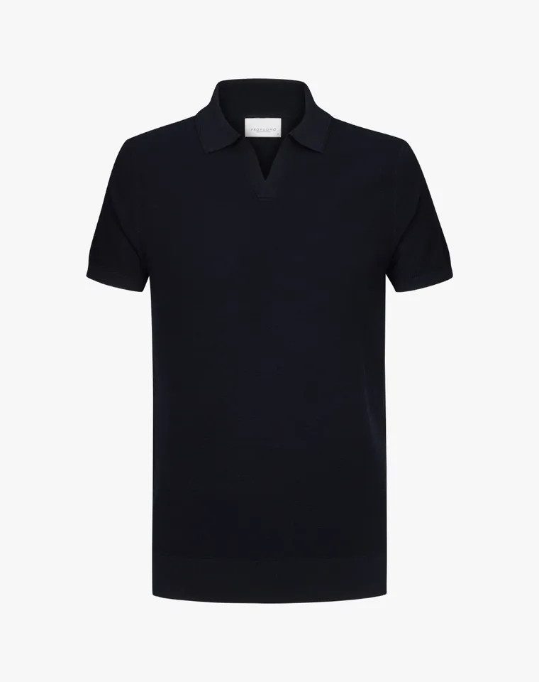 Profuomo Poloshirt POLO RIVA COLL SS NAVY