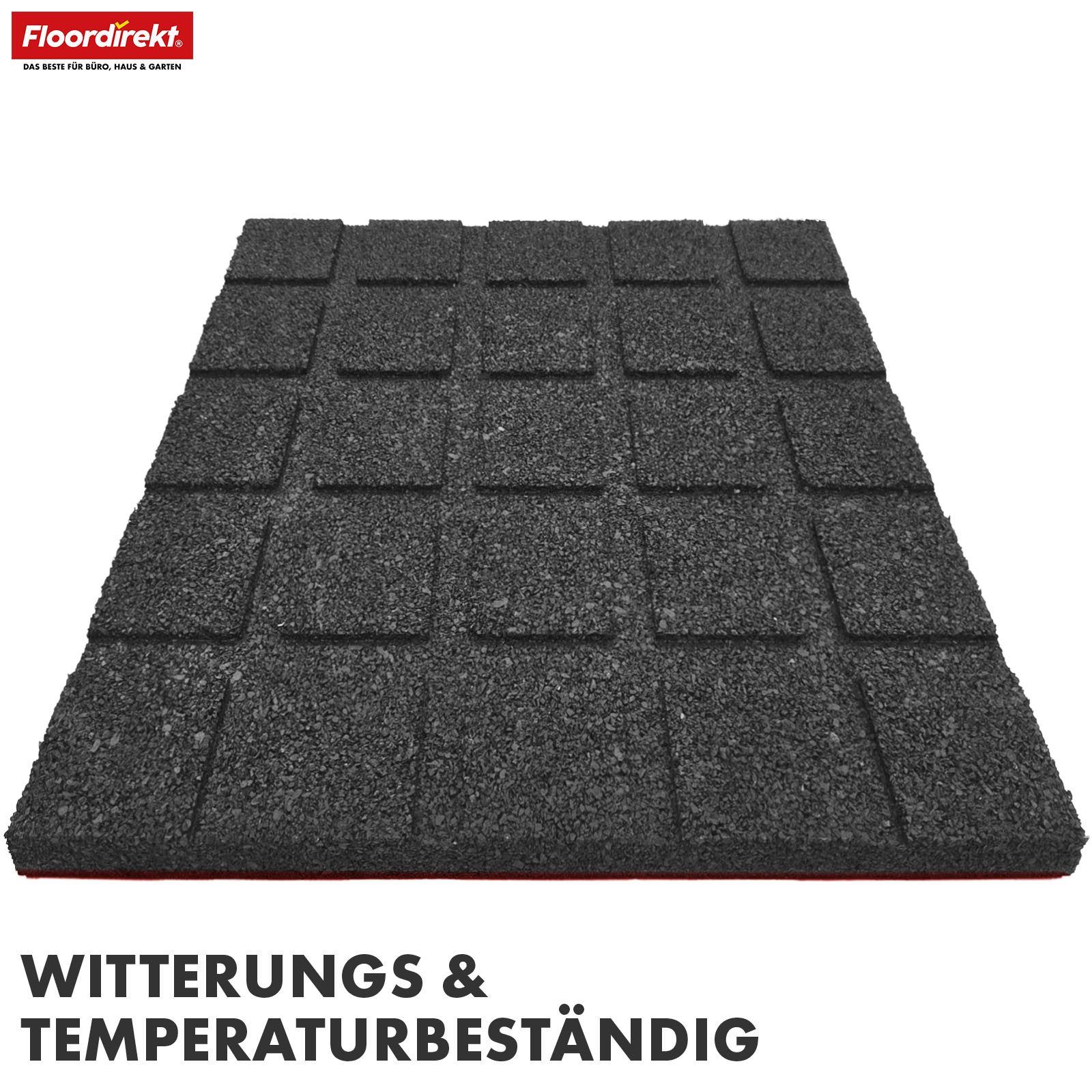 Floordirekt Outdoor-Bodenplatte Fallschutzmatte Play Protect, Bodenschutzma günstig online kaufen