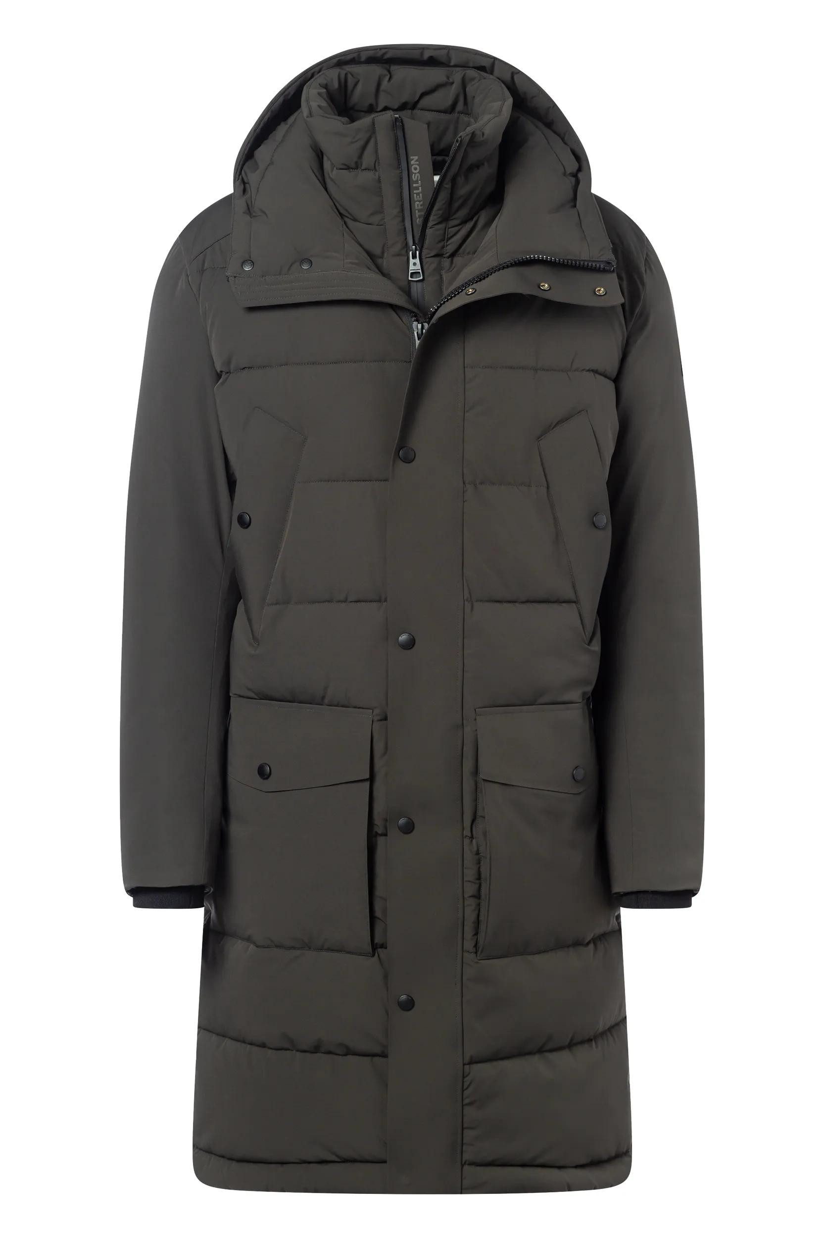 Strellson Langjacke Inlay mit Stehkragen