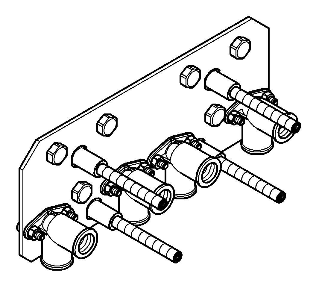 Grohe Kopfbrause Rainshower F-Series, 15" Rohbauset für Kopfbrause