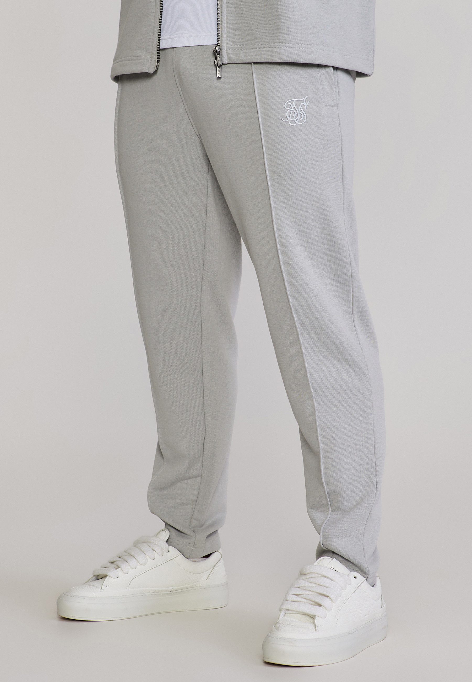 Jogger Pants SikSilk Herren Grau Smart Joggers
