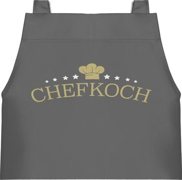 Shirtracer Kochschürze Chefkoch - Hier kocht der Chef - Geschenk für Köche, (1-tlg), Kochschürze Herren Männer