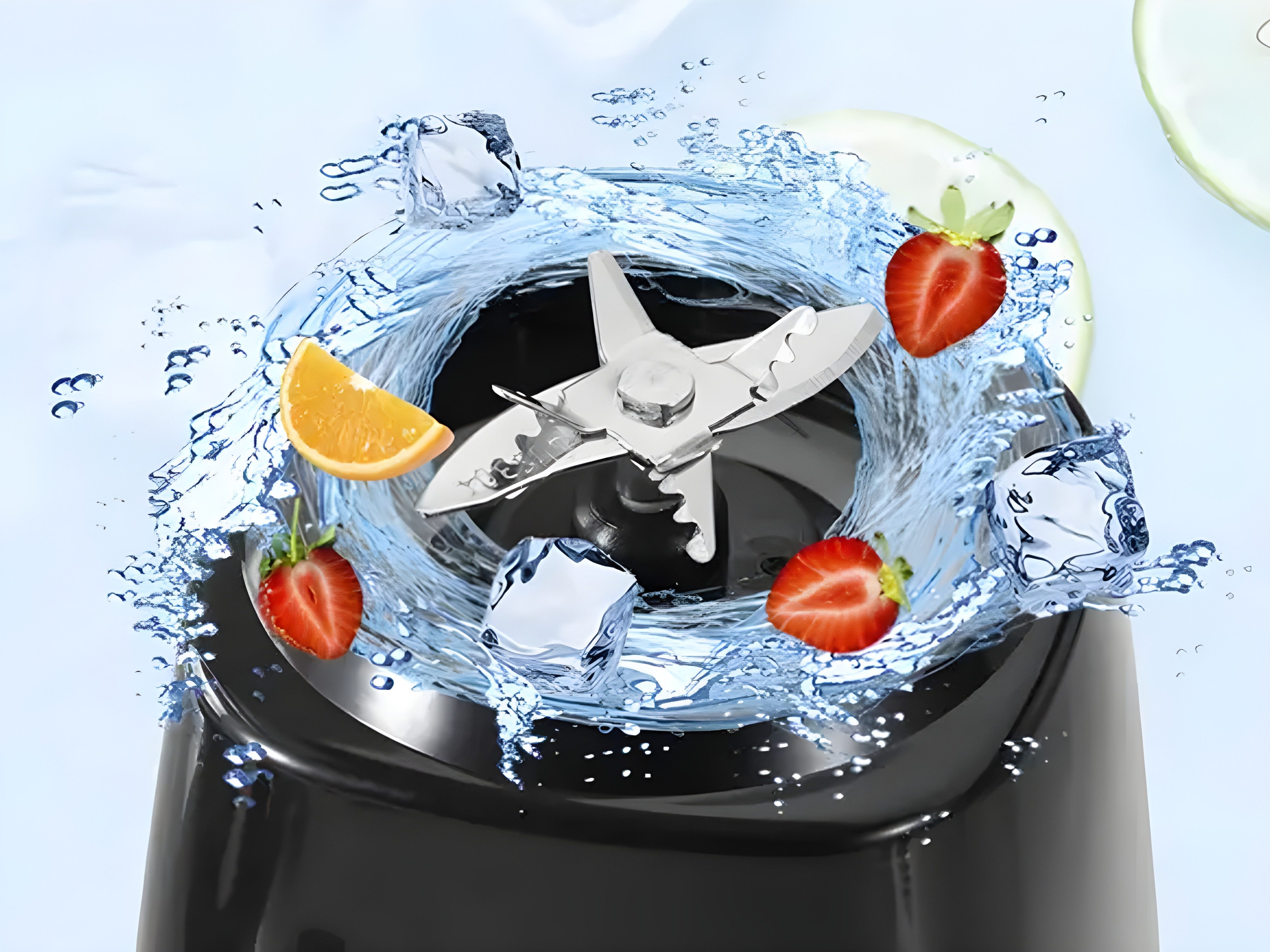 VERK GROUP Standmixer Smoothie Mixer USB, 50 W, Kabellos, USB-C, 10 Edelstahlklingen, 3 Programme, 600 ml