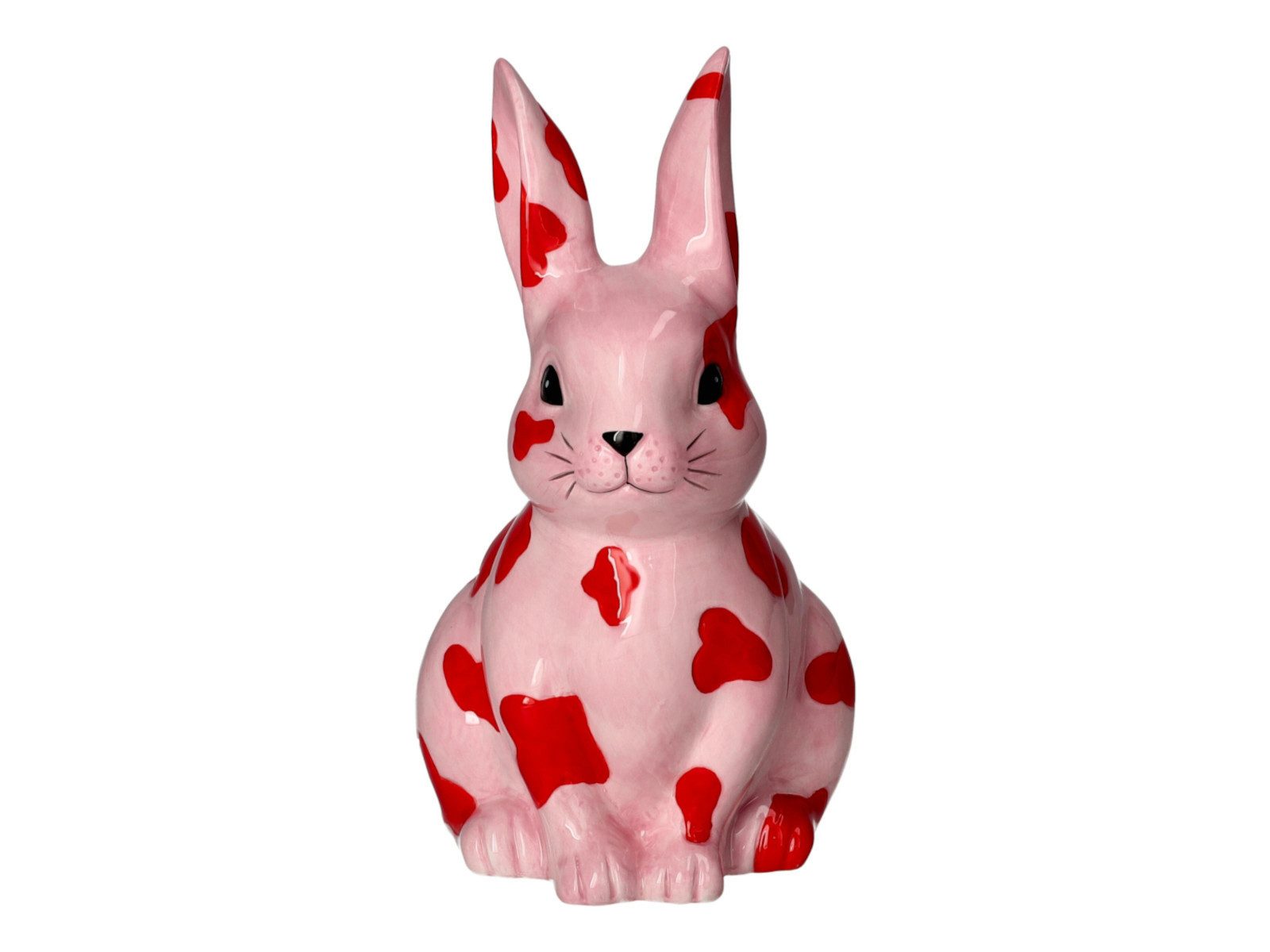Giftcompany Dekovase Mignon Vase Hase Leo M rosa/rot 11cm (Vasen)