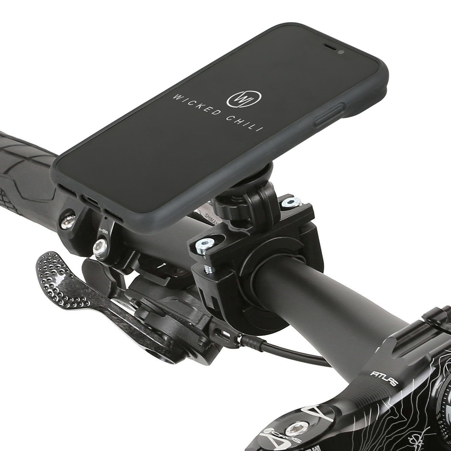 Wicked Chili QuickMOUNT Fahrrad Halterung mit Case für iPhone Handy- Halterung