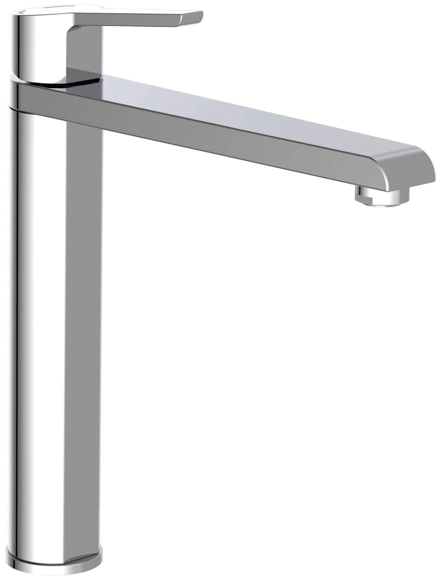 Schütte Spültischarmatur VITA mit hohem Auslauf, 360 Grad schwenkbar, extralange Schläuche, Chrom. Reduzierter Preis € 129,88. Unverbindliche Preisempfehlung € 169,99