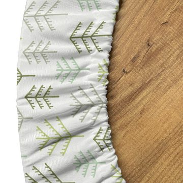 Abakuhaus Tischdecke Rundum-elastische Stofftischdecke, Natur Übersichtliches Design Tannenbaum Kunst