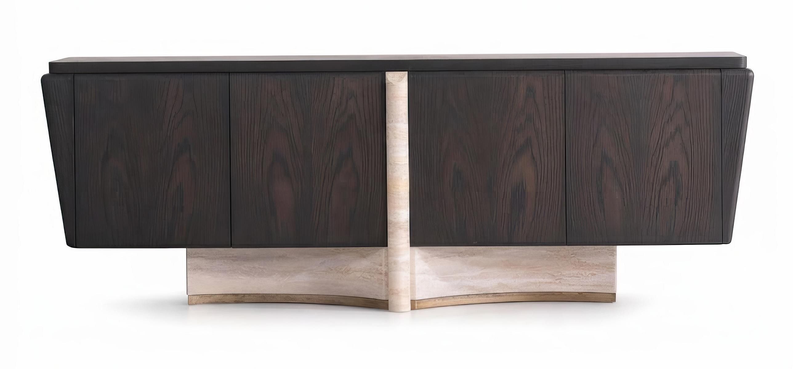 Xlmoebel Sideboard Sideboard Modern Schwarz Edel Luxus Design Anrichte Kommode