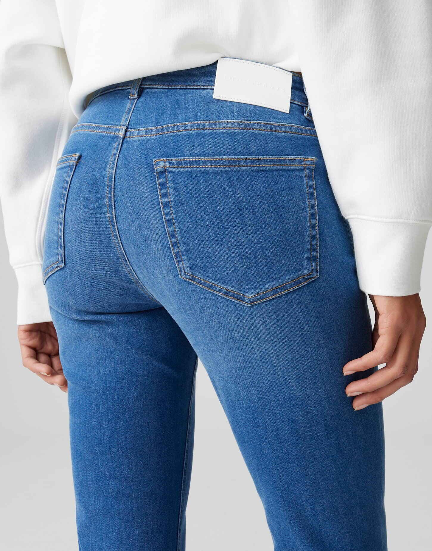 OPUS PANTS Skinny-fit-Jeans ENJA EASE mit Powerstretch Low Rise Ankle, Spanish Cotton, Zip-Fly