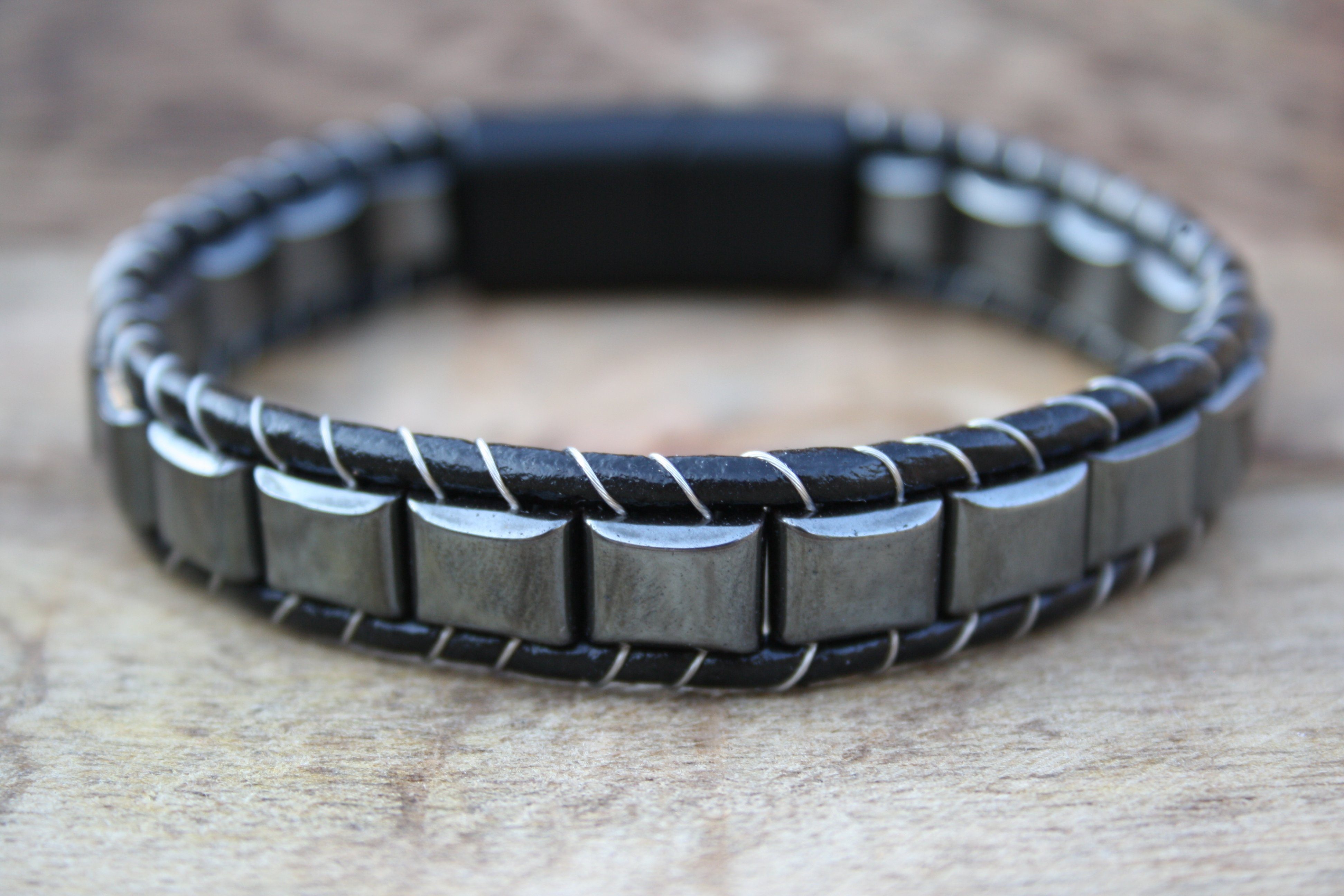 NAHLE Lederarmband Lederarmband Hämatit Armband (1-tlg), aus Echtleder, mit günstig online kaufen