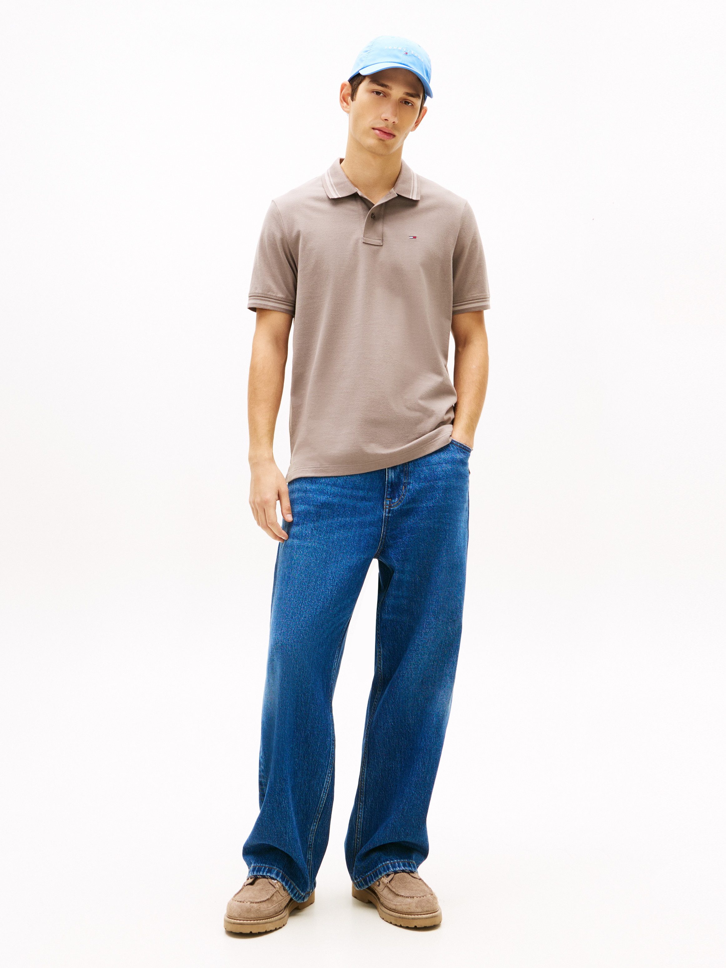 Tommy Jeans Poloshirt TJM REGULAR TIPPED Regular fit mit Polokragen