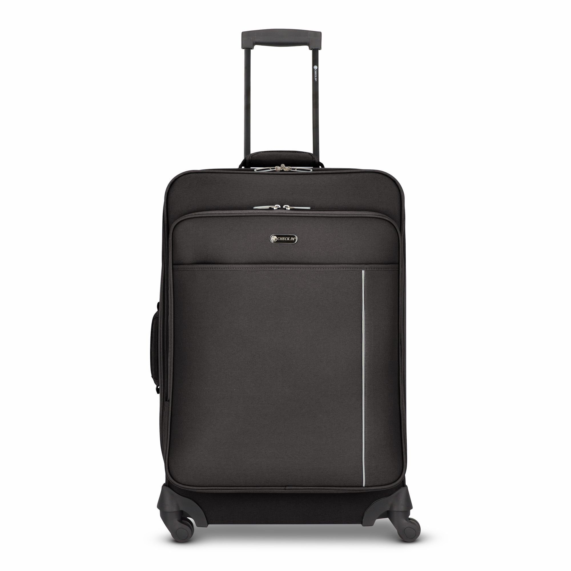 CHECK.IN® Weichgepäck-Trolley Sevilla, 4 Rollen, Polyester black