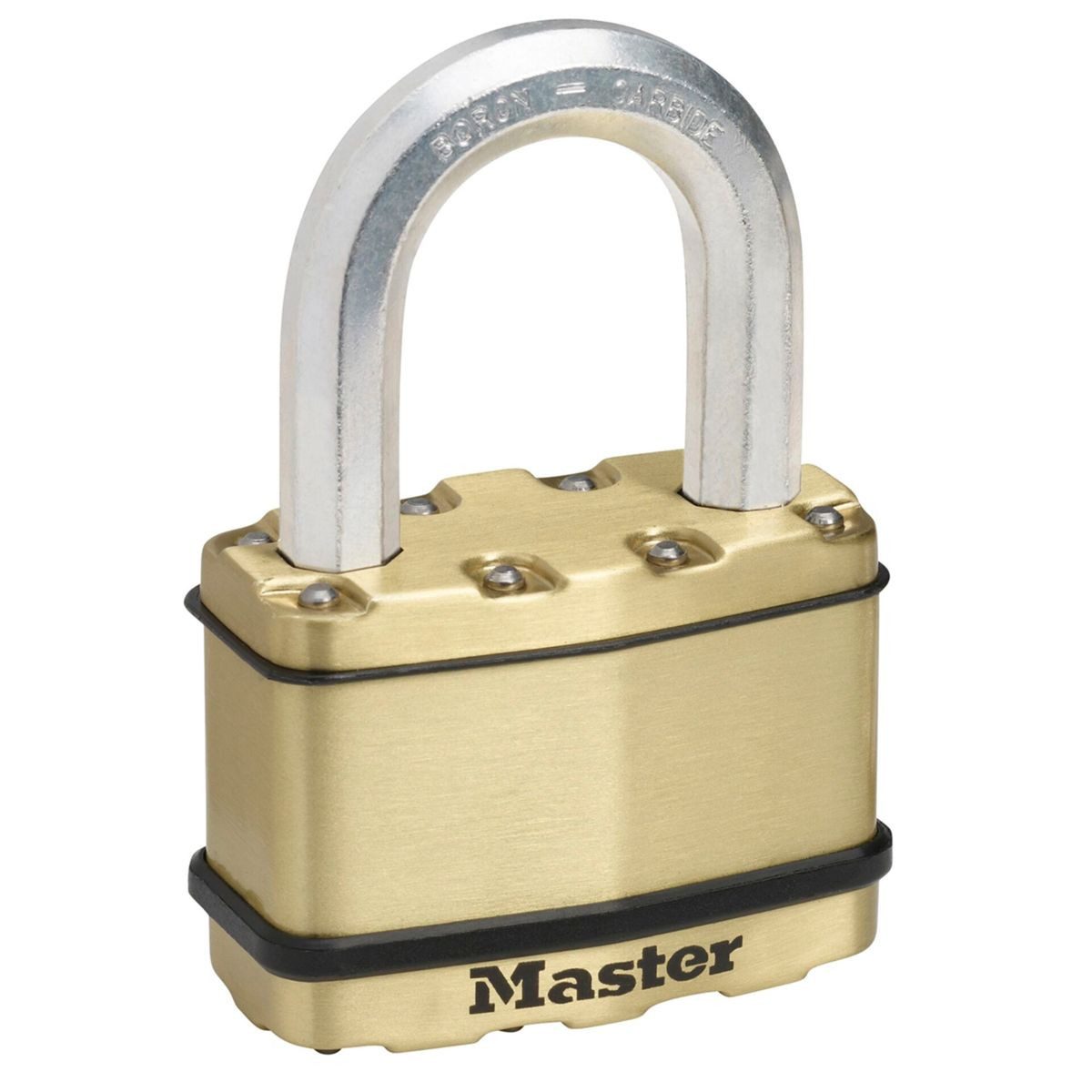Master Lock Vorhängeschloss aus Stahllamellen (64mm) Diebstahlalarm