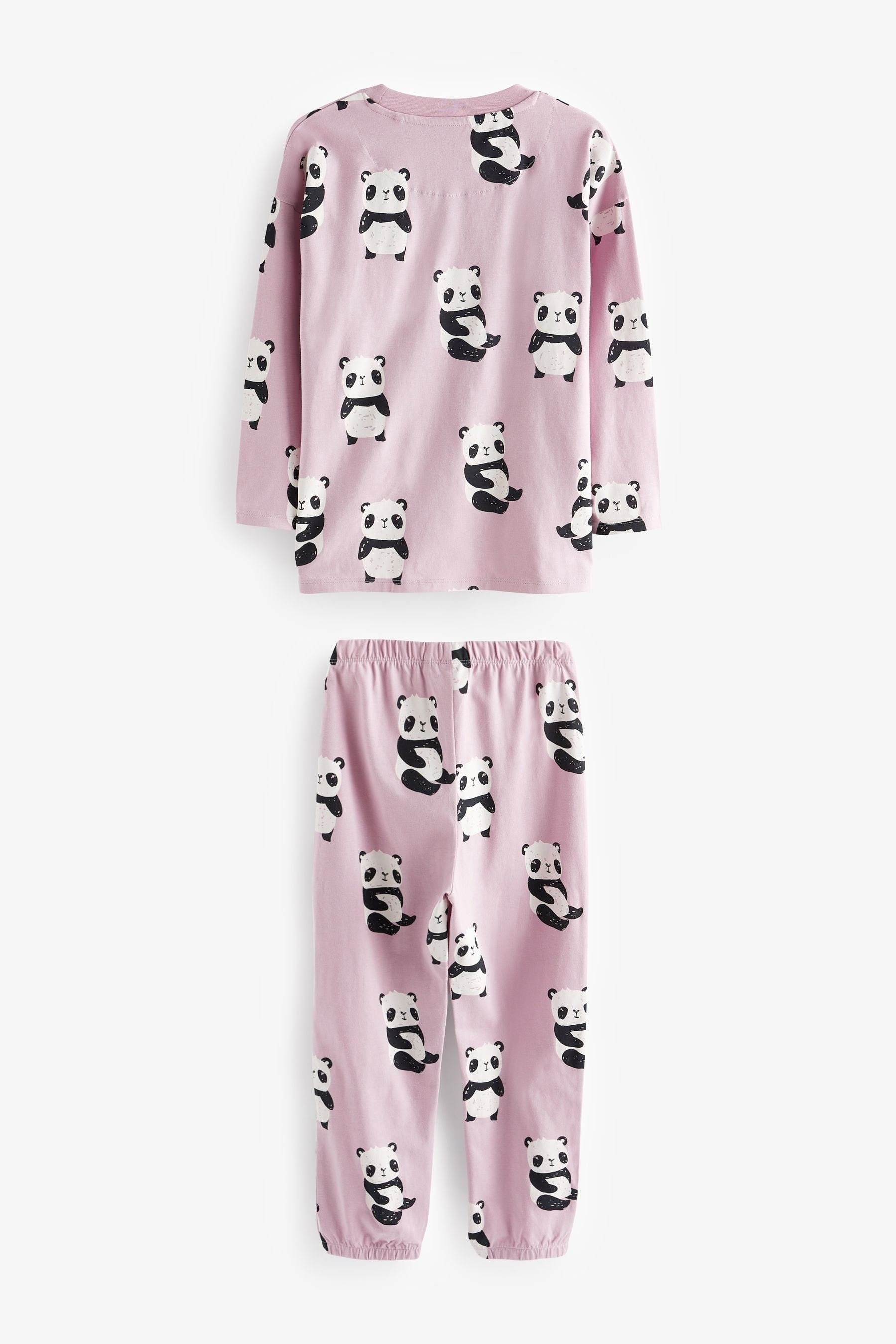 (6 Jogginghose, tlg) Next Schlafanzug Pyjama 3er-Pack Panda/Cat/Spot mit