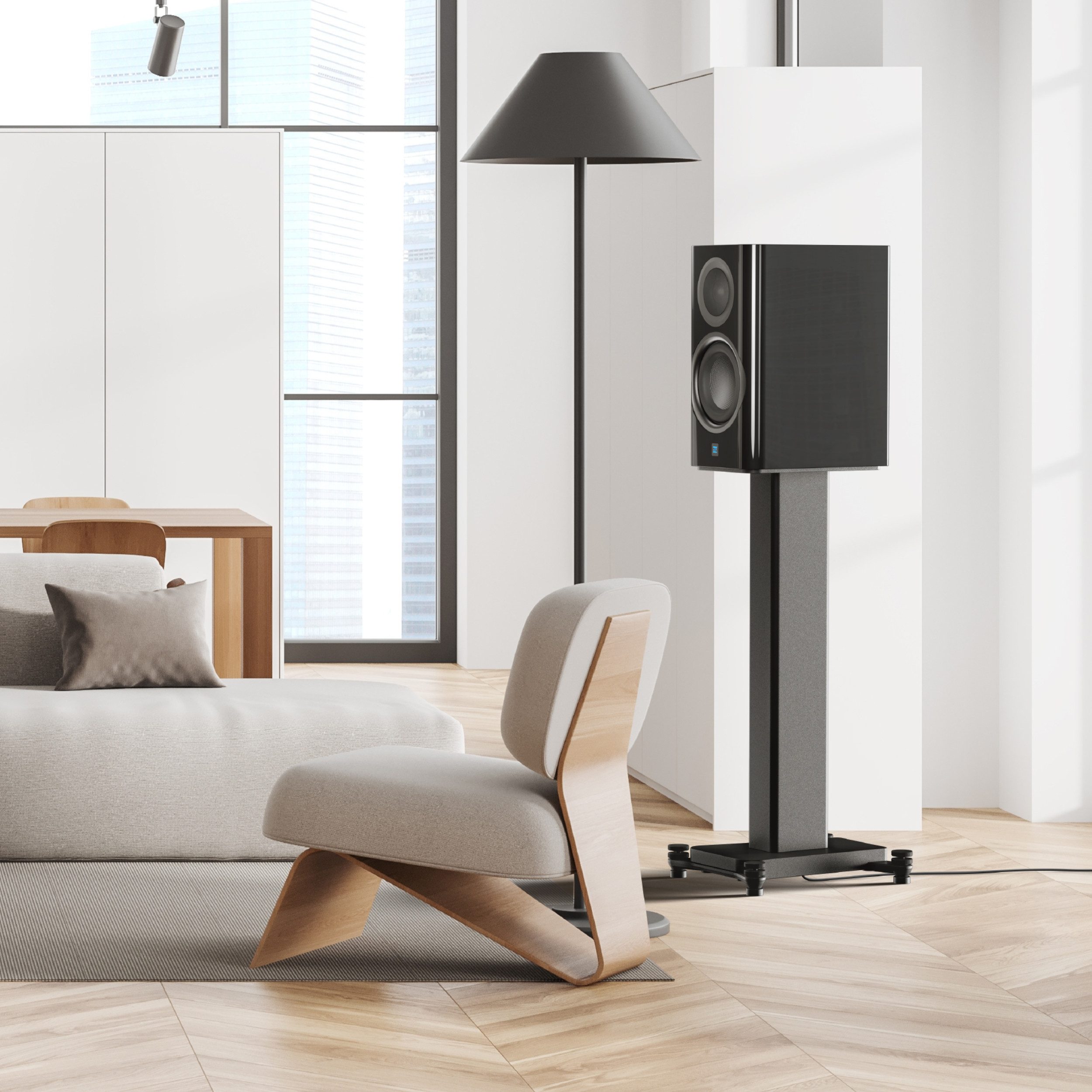 Nubert nuZeo 3 Regal-Lautsprecher (Nubert X-Remote, 200 W, X-Remote, X-Room Calibration)