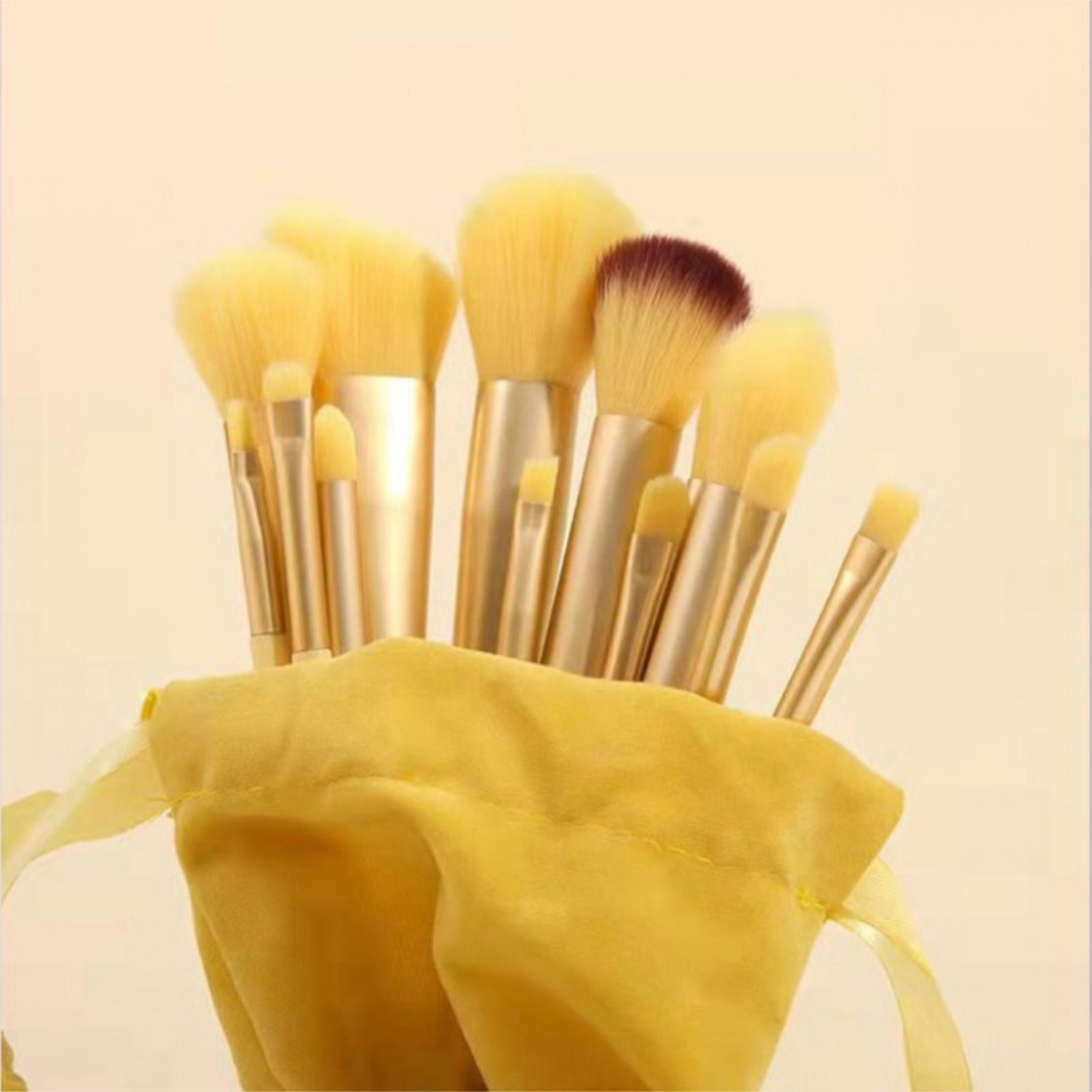 Set, Gelb Kosmetik Pinsel WS-Trend Kosmetikpinsel-Set 12 tlg., 12-teiliges