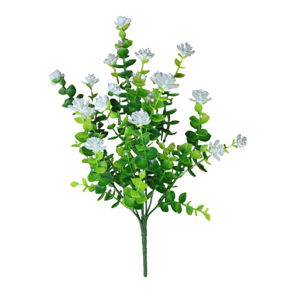 Kunstblume 18 Stk. Künstliche Blumen UV Beständige Kunstpflanzen Für Garten, Lubgitsr