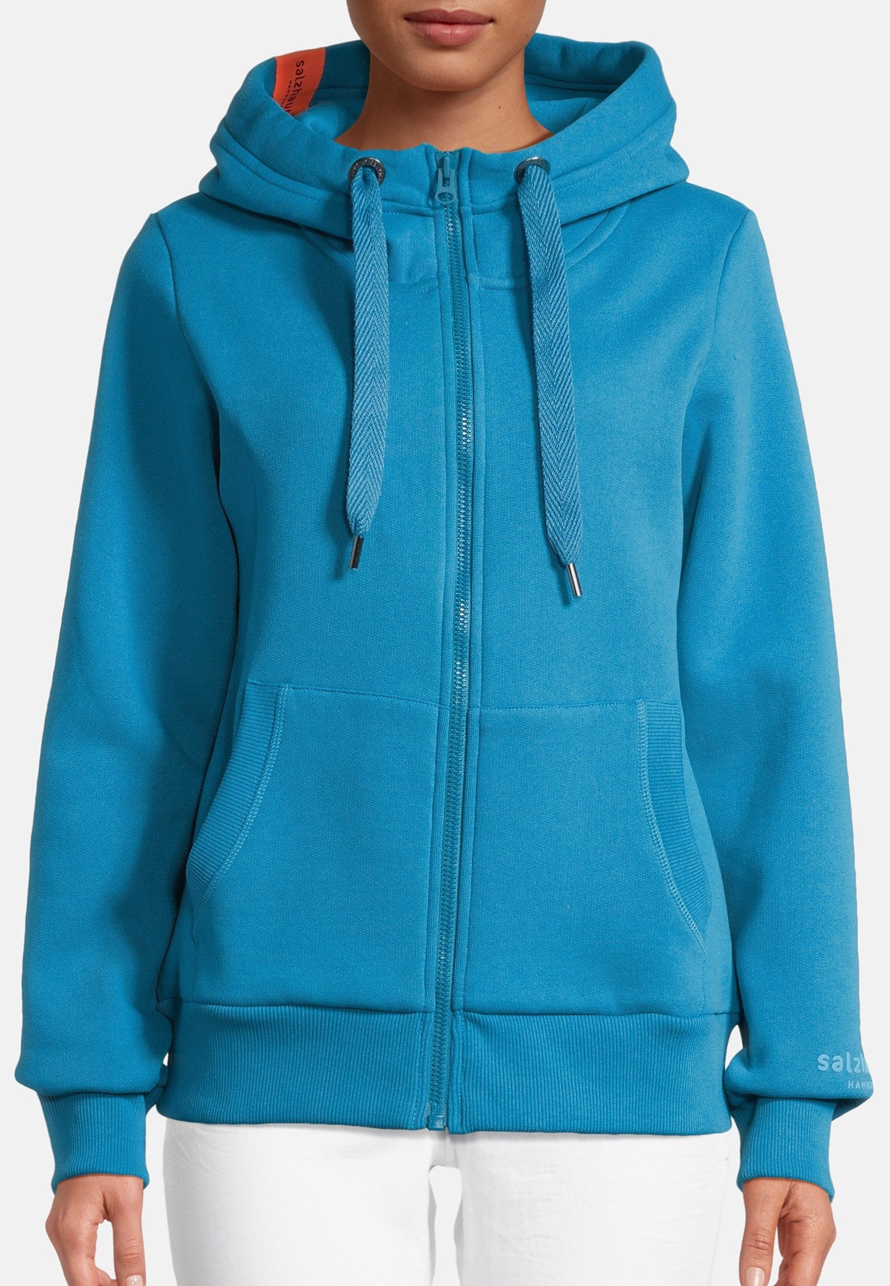 salzhaut Sweatjacke SÖÖTE Damen Tailliert weiche, bequeme Sweatjacke, Hoodiejacke, Indoorjacke zum Verlieben!
