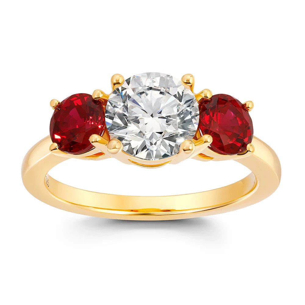 Diamantring 1.5ct E VS1, 14K Gold,Diamant Ring Damen,Rubinring,Verlobungsring