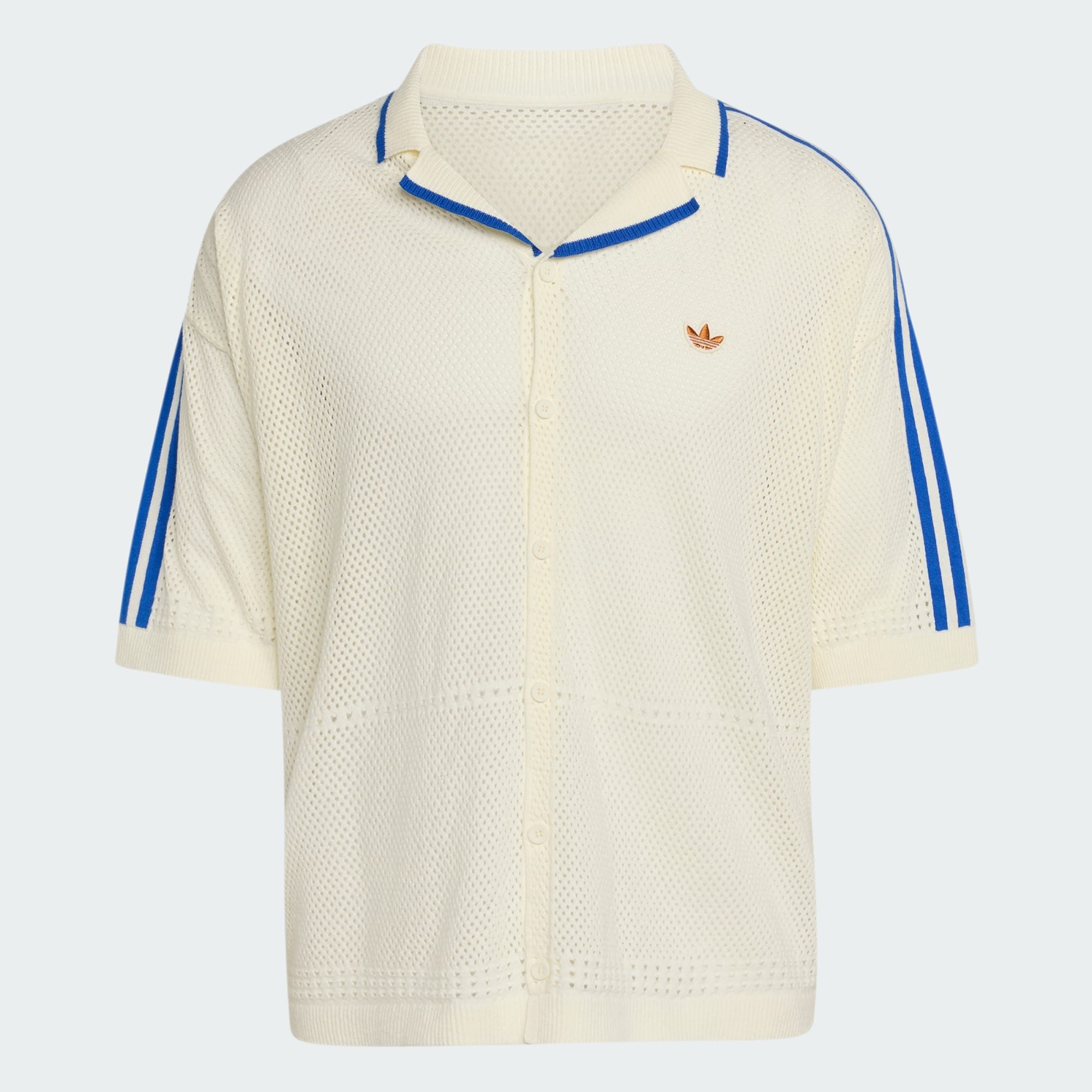 adidas Originals T-Shirt RESORT HEMD, GEWIRKTES MATERIAL (1-tlg)