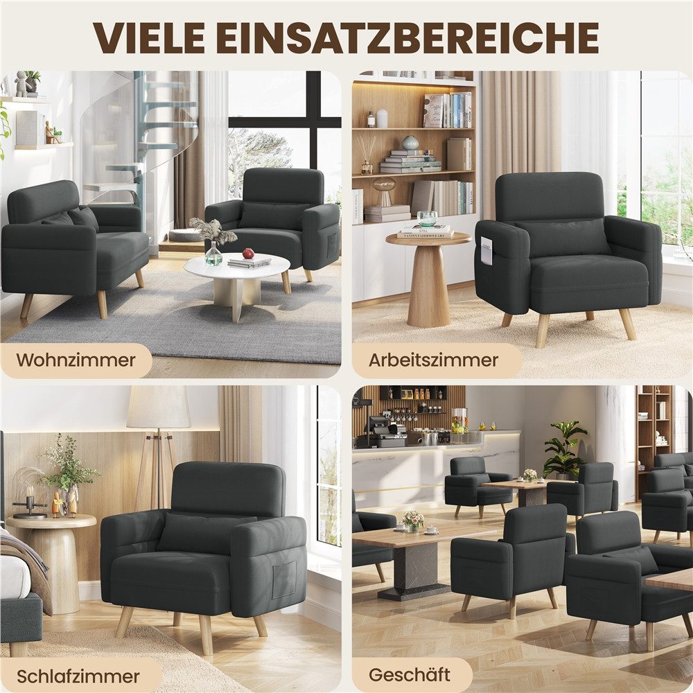 Yaheetech Sofa Kleines Polstersofa, Einzelsofa mit günstig online kaufen