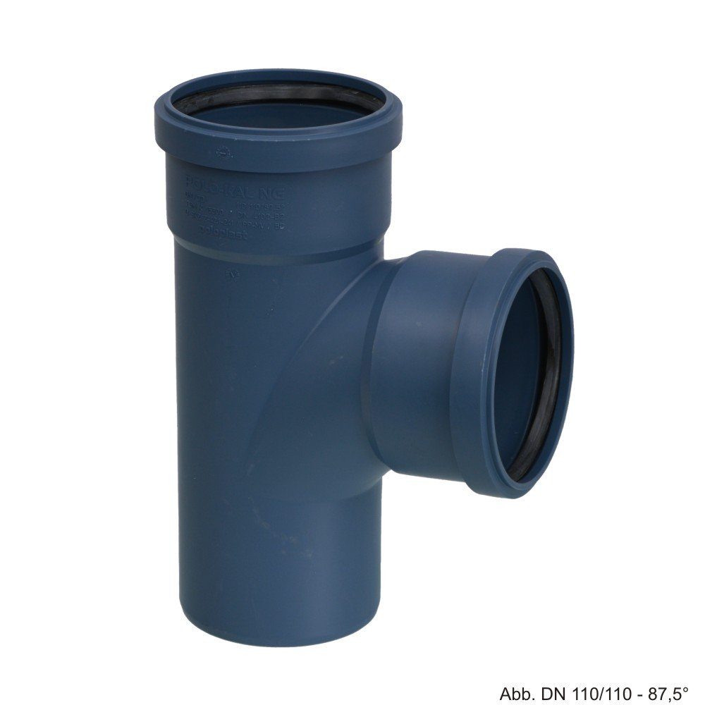 POLOPLAST Wasserrohr POLOPLAST POLO-KAL NG Abzweig 87,5 Grad, DN 50/ 40