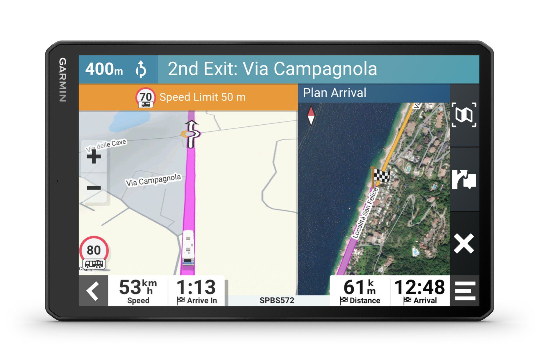 Garmin Camper 1095, EU, GPS Navigationsgerät (Europa (45 Länder), Karten-Updates, Bluetooth) | Navigation