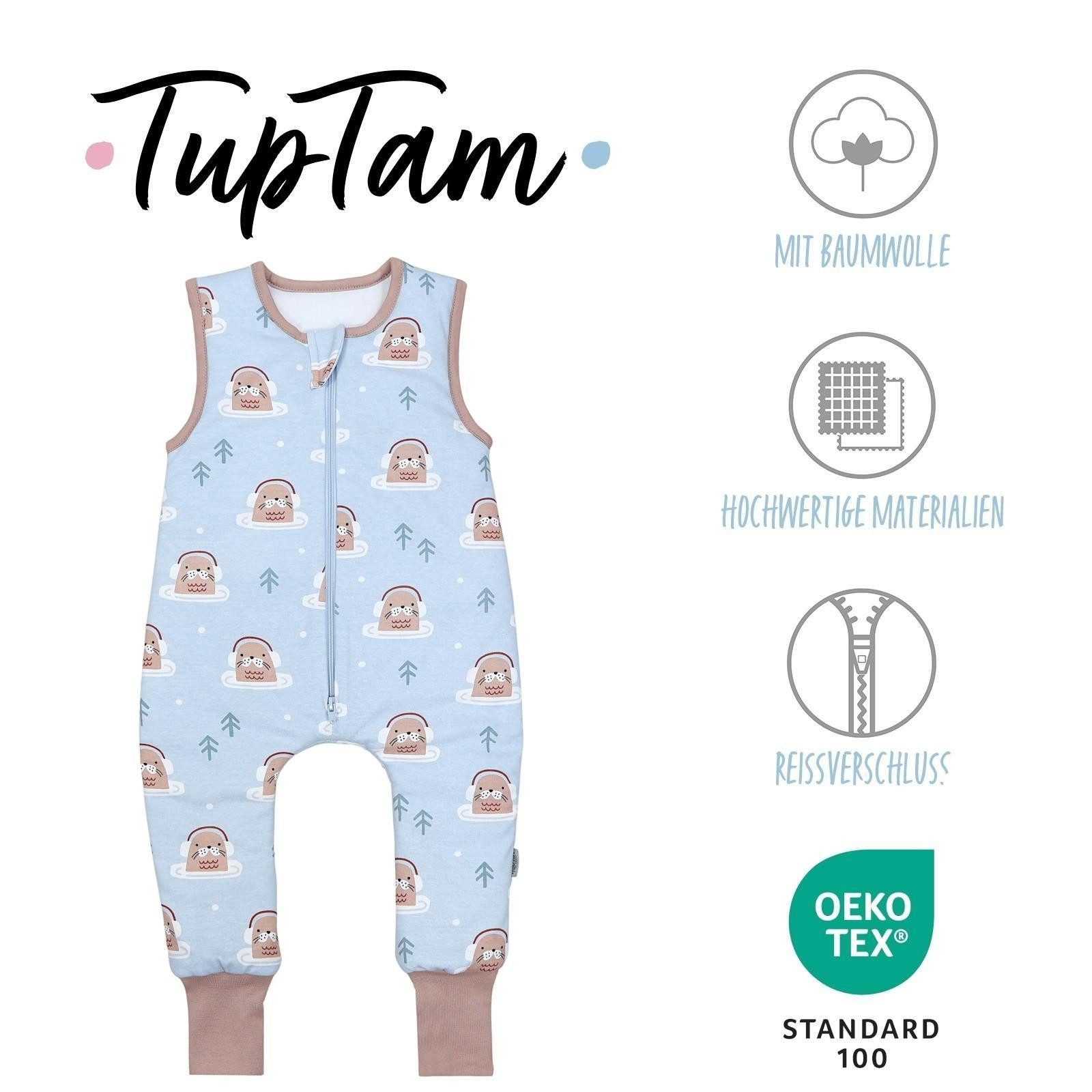 TupTam Babyschlafsack Schlafsack mit Beinen ohne Ärmel 2.5 TOG Ganzjahr – Bild 2 von 5