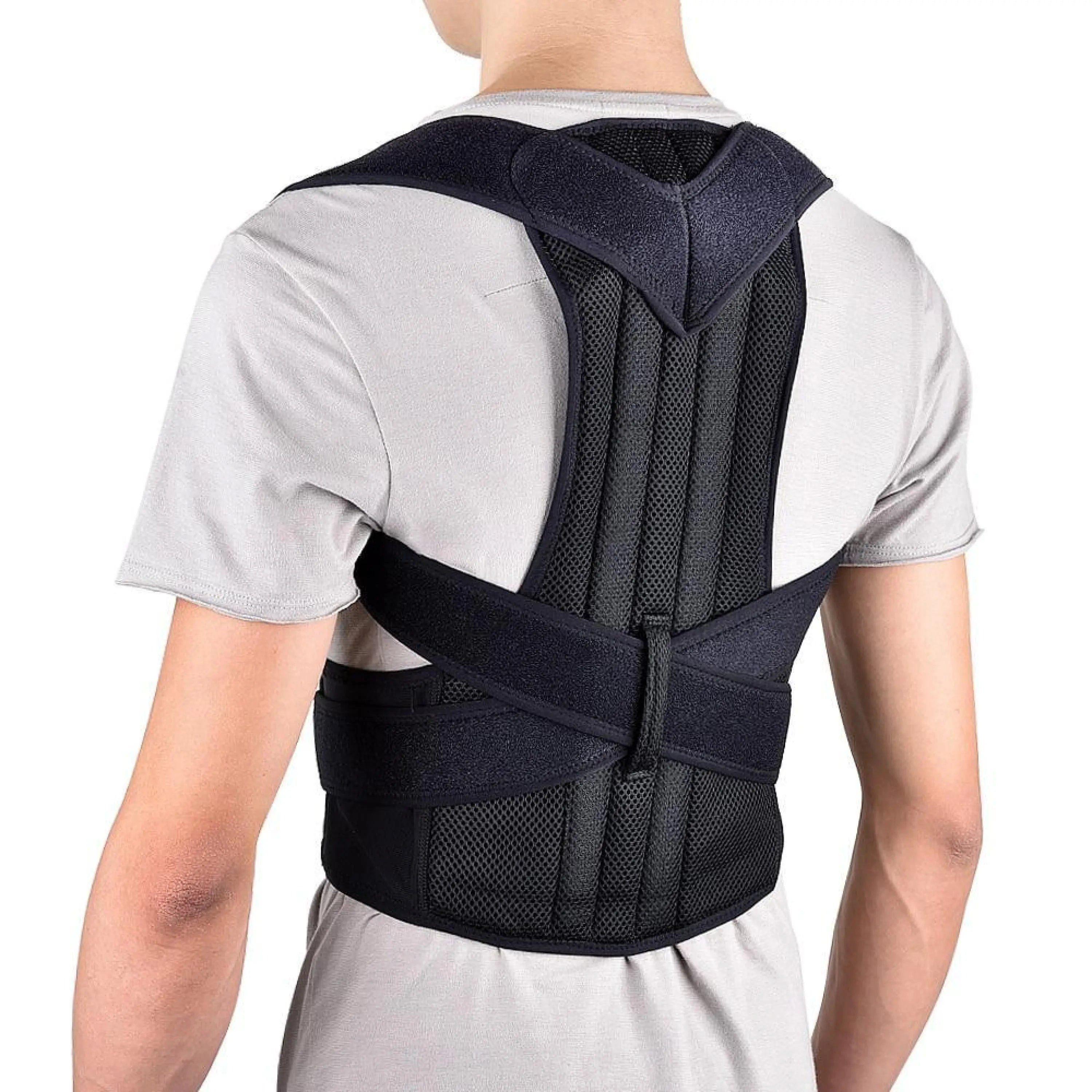Sport-Knight® Rückenstabilisator Rückentrainer Haltungskorrektur – breit, atmungsaktiv, gepolstert