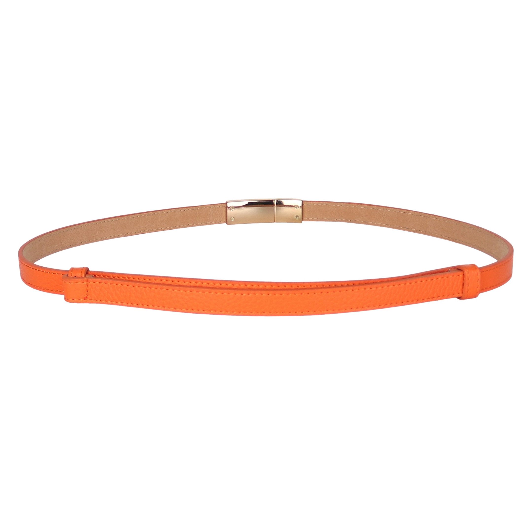 MIRROSI Ledergürtel Damen Gürtel Echtleder, Made in Italy, 18mm breit (Passt fast zu jeder Hosenschlaufe) Einheitsgröße (Geeignet für einen Hüftumfang von ca. 55 bis 100 cm)