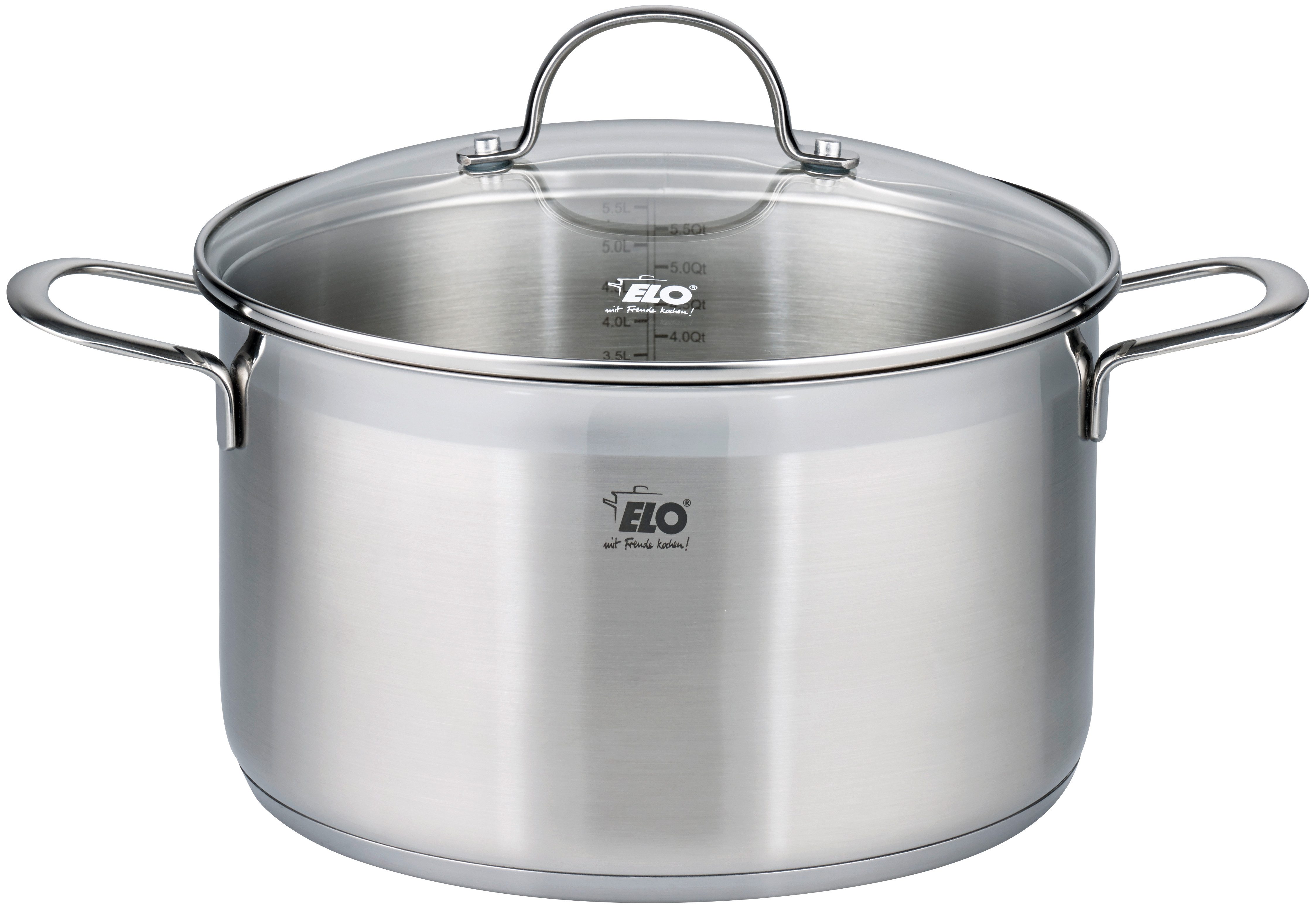 Elo Topf-Set Top Collection 10-teilig, Edelstahl 18/10 (Set, 10-tlg), Induktion