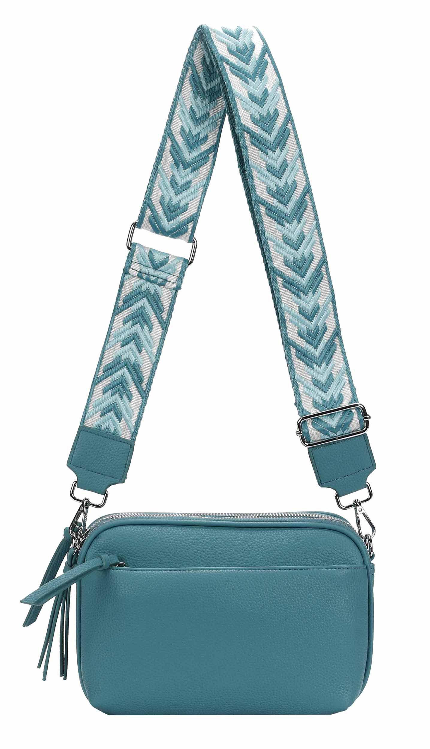 Schultertasche Damen Umhängetasche Brusttasche Cross Over Body Bag Handy Clutch