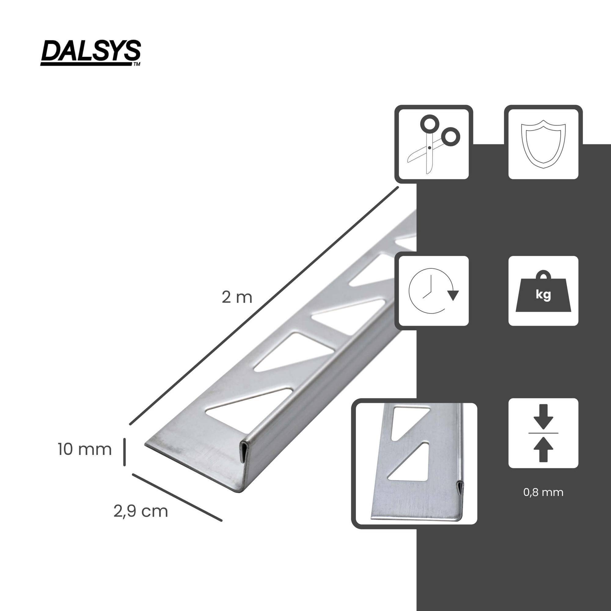 Dalsys Profil (1-St), Fliesenschiene Winkelprofil L-Profil günstig online kaufen