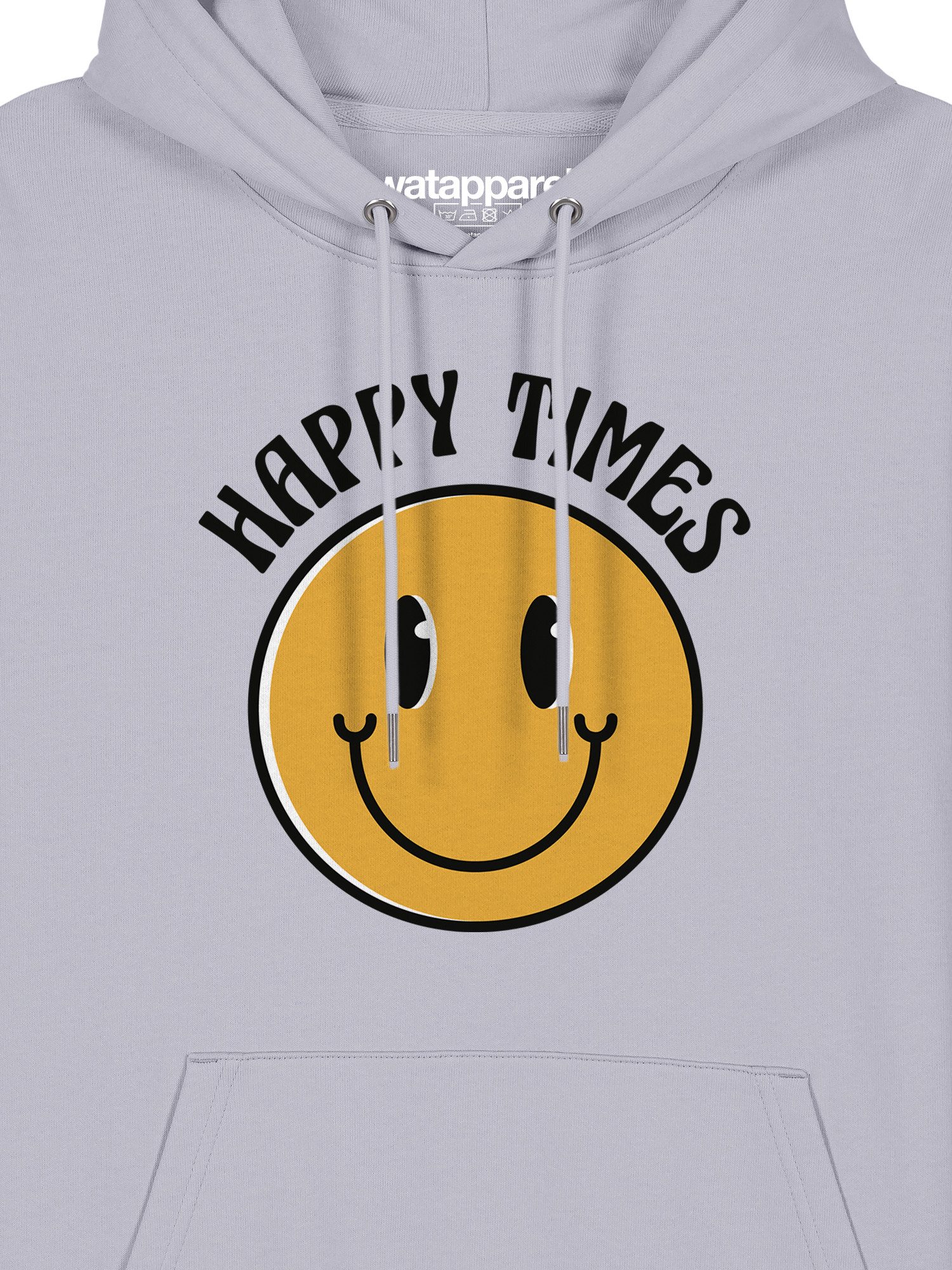 wat? Apparel Hoodie Happy times smiley emoji