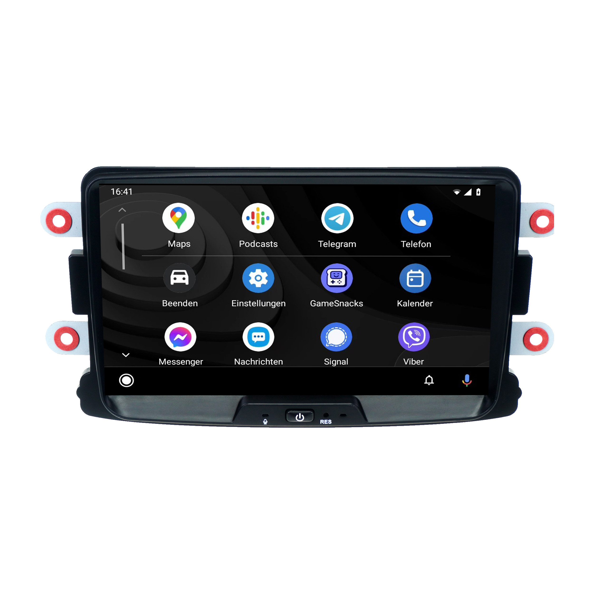 TAFFIO Für Renault Dacia Duster Sandero Captur 8" Touch Android Radio CarPlay Einbau-Navigationsgerät