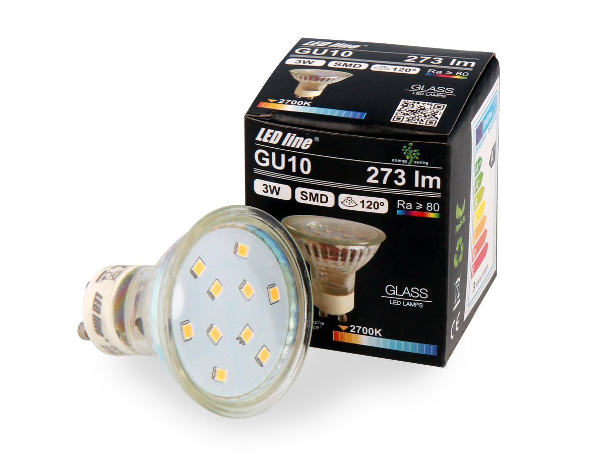 LED-Line LED-Leuchtmittel GU10 3W LED Leuchtmittel günstig online kaufen