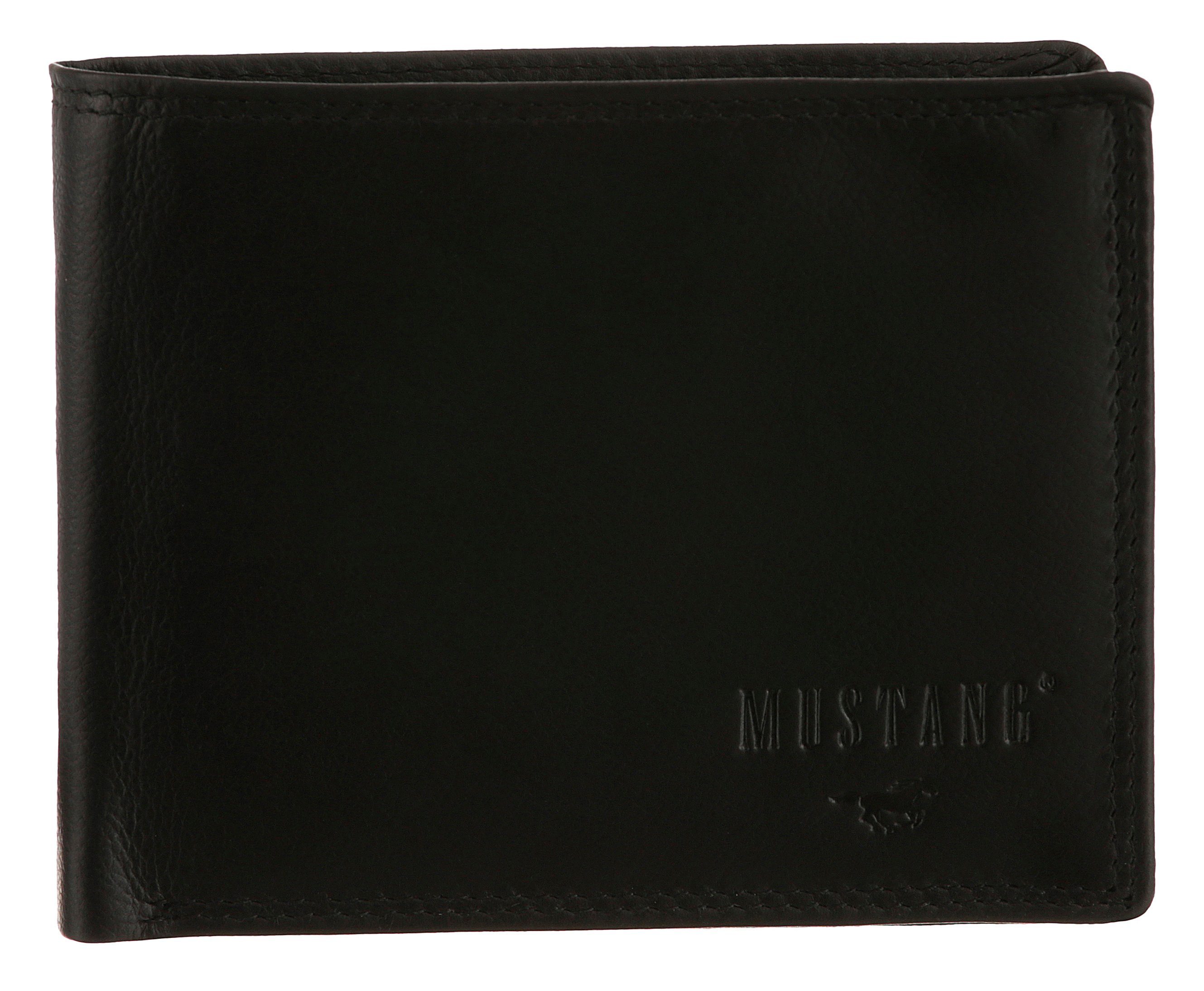 MUSTANG Geldbörse Udine leather wallet side opening, mit RFID-Schutz