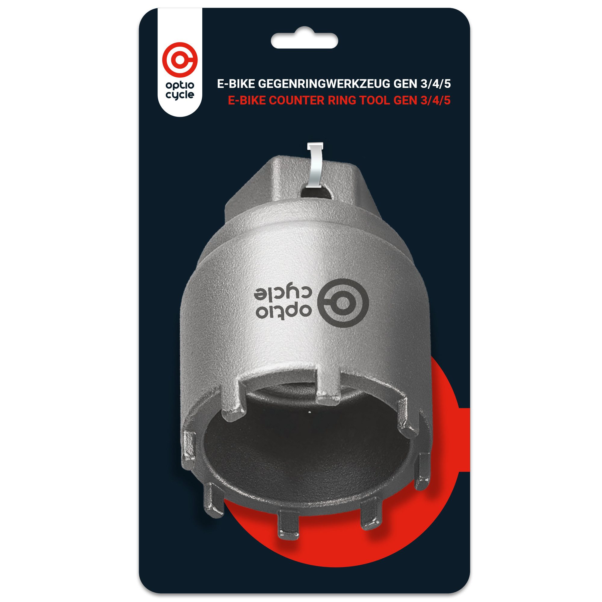 Optio Cylce Tretlagerschlüssel Optio Cycle Lockring Werkzeug Bosch Gen 3/4/5 E-Bike Spider Tool