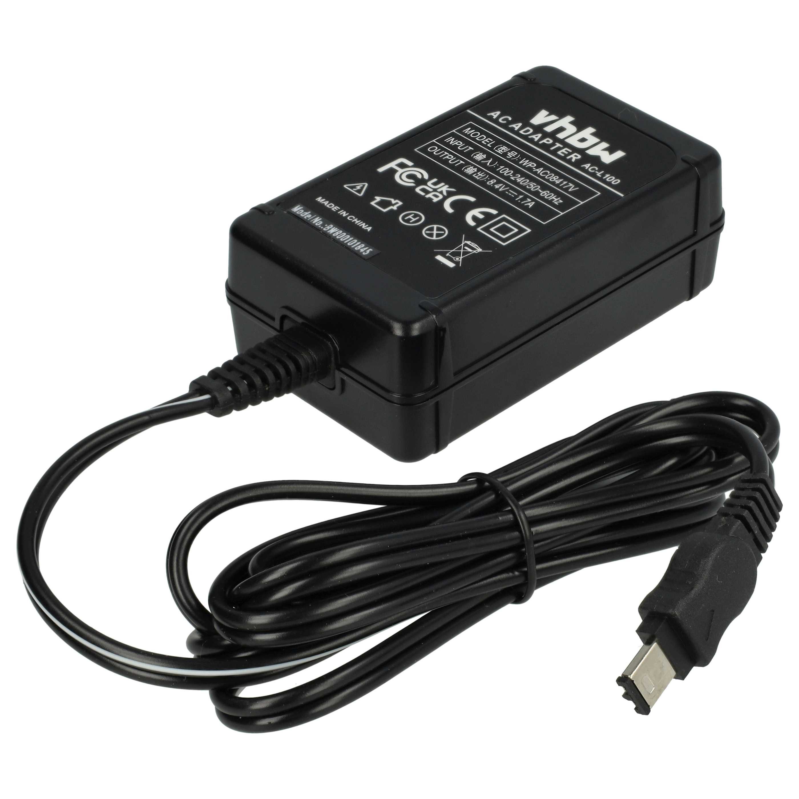 vhbw passend für Sony Handycam DCR-TRV19E, DCR-TRV20E, DCR-TRV20, DCR-TRV21 Netzteil (Netzstecker-Adapter für Ihre Digitalkamera, Videokamera, Zuverlässige) von VHBW