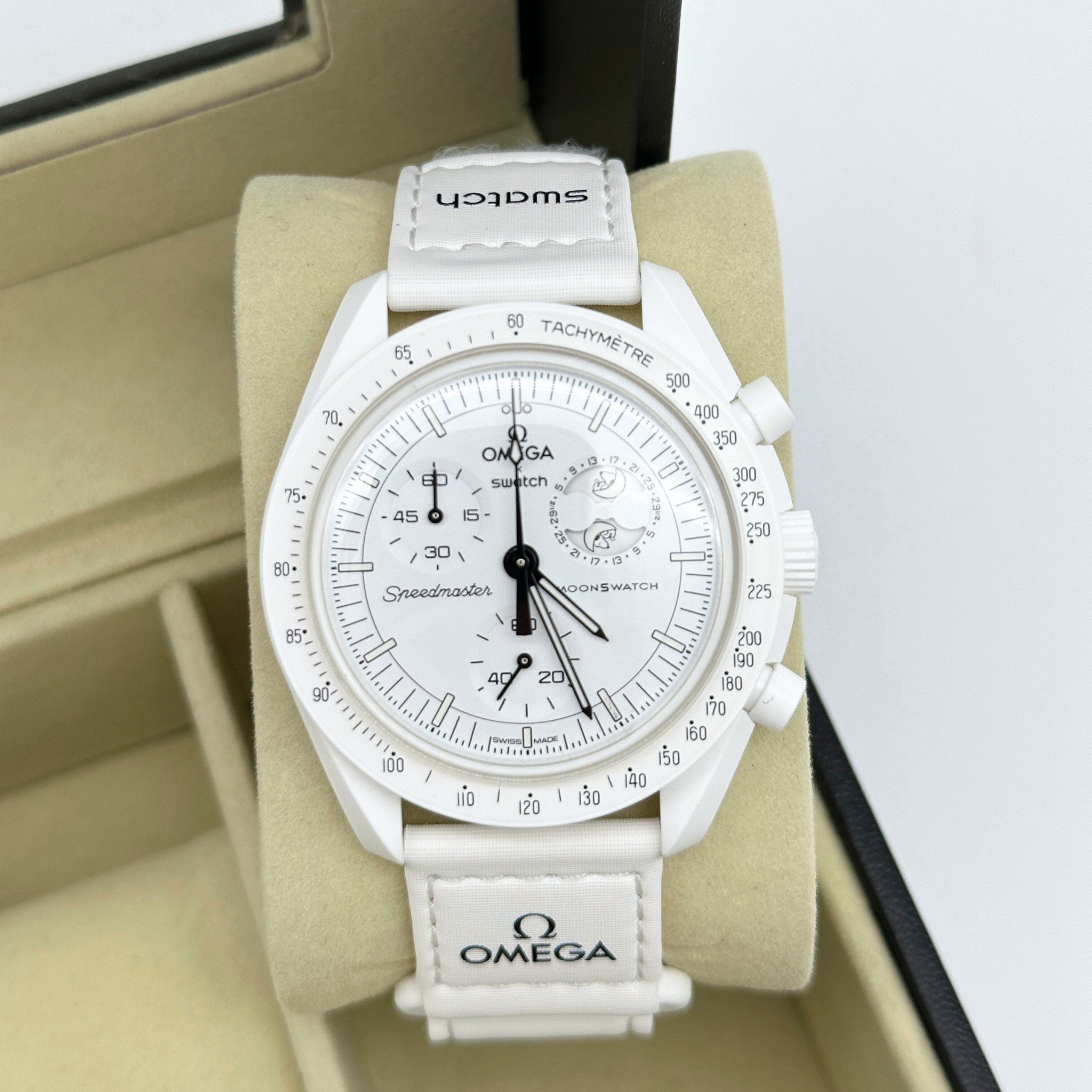 Swatch Chronograph Swatch Chronograph MISSION TO THE MOONPHASE Swatch x Ome günstig online kaufen