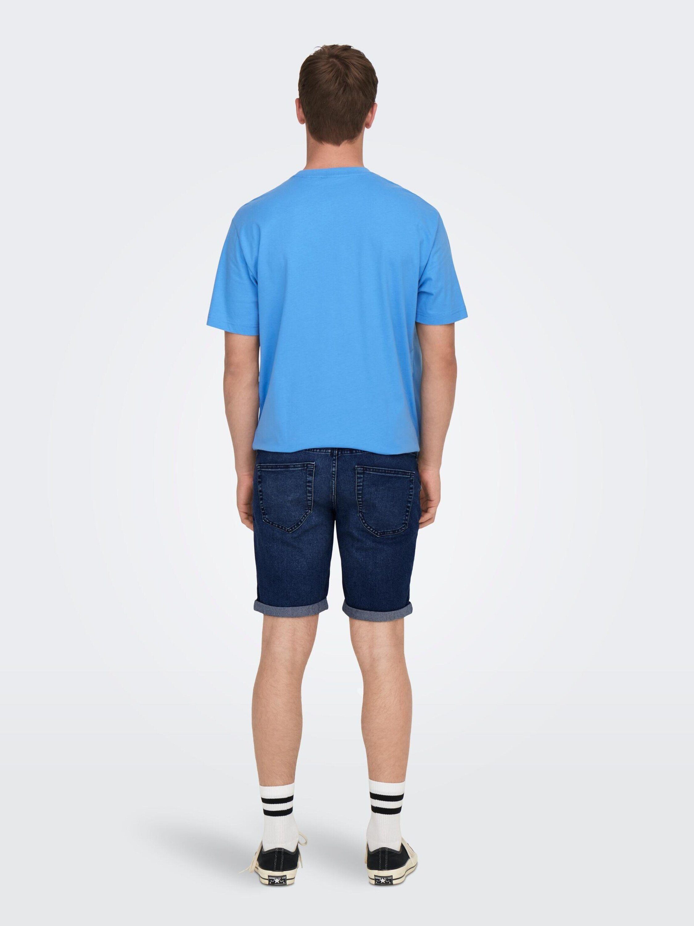 Ply & SONS ONLY Jeansshorts (1-tlg)