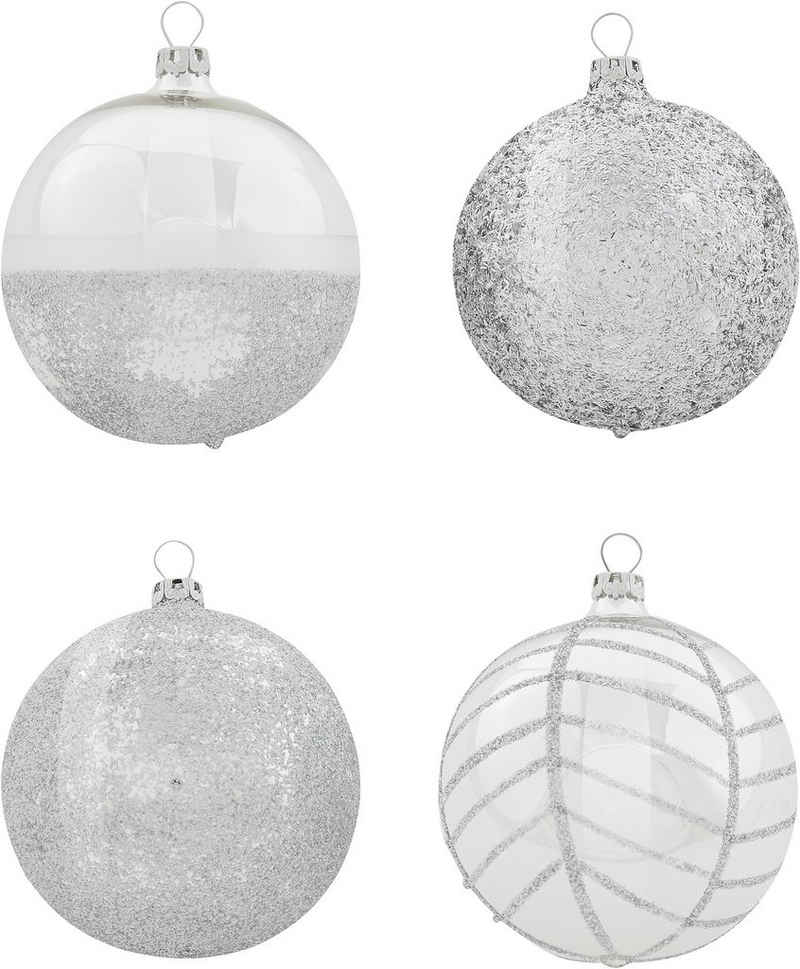 LeGer Home by Lena Gercke Weihnachtsbaumkugel »Tarja« (4 Stück), aus Glas, mundgeblasen und handdekoriert