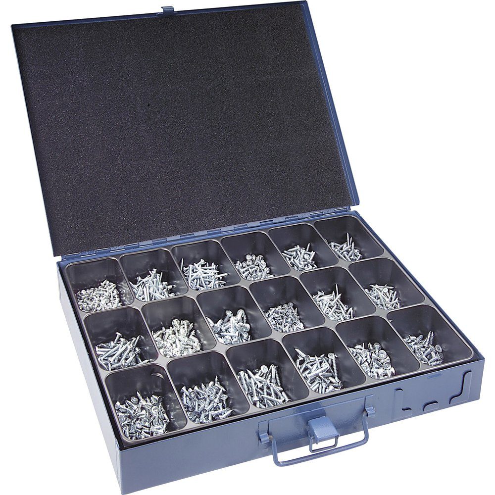 Schrauben-Set 839636 Blechschrauben-Sortiment 1675 Teile