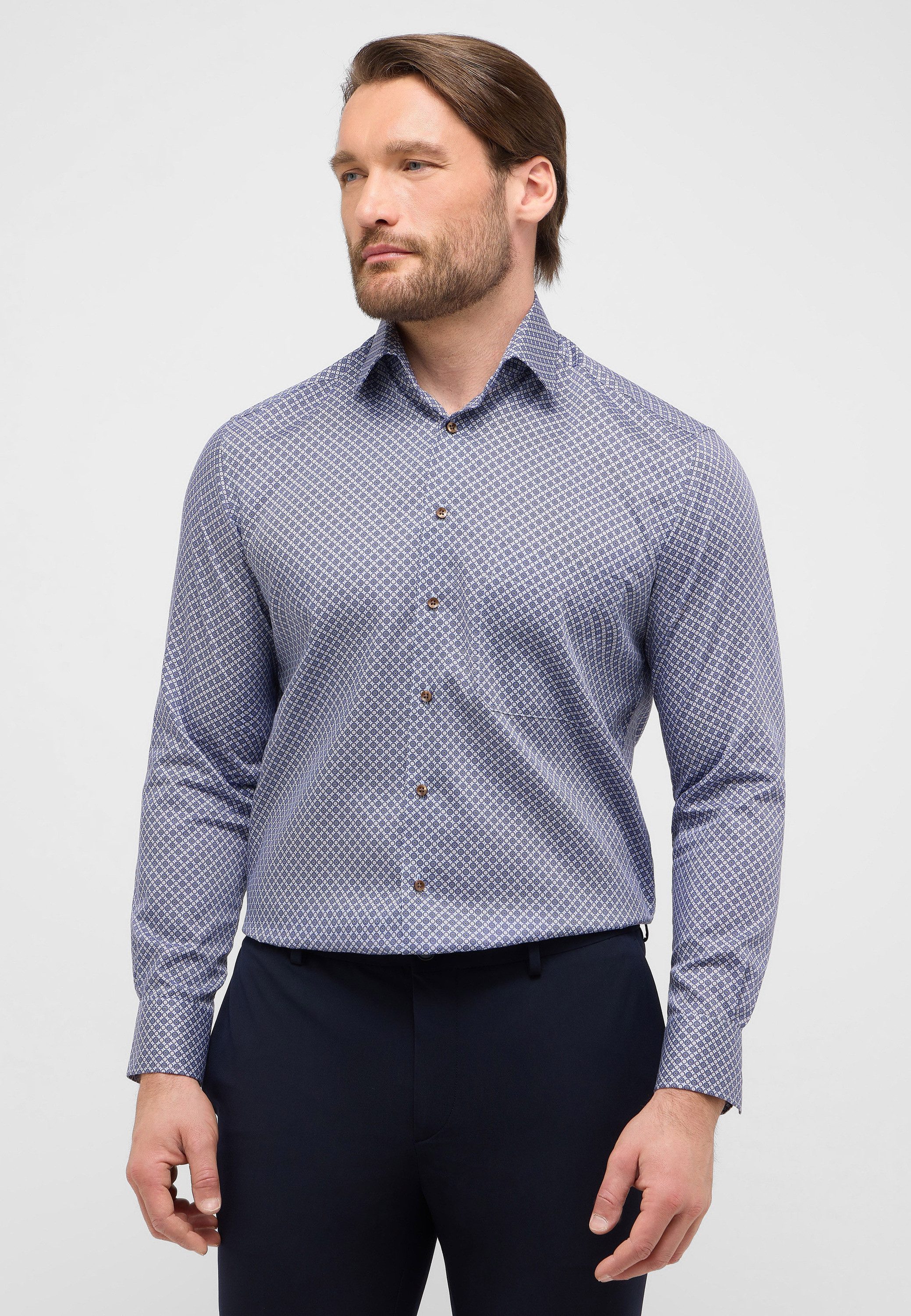 Eterna Langarmhemd "COMFORT FIT" NON IRON (bügelfrei) günstig online kaufen