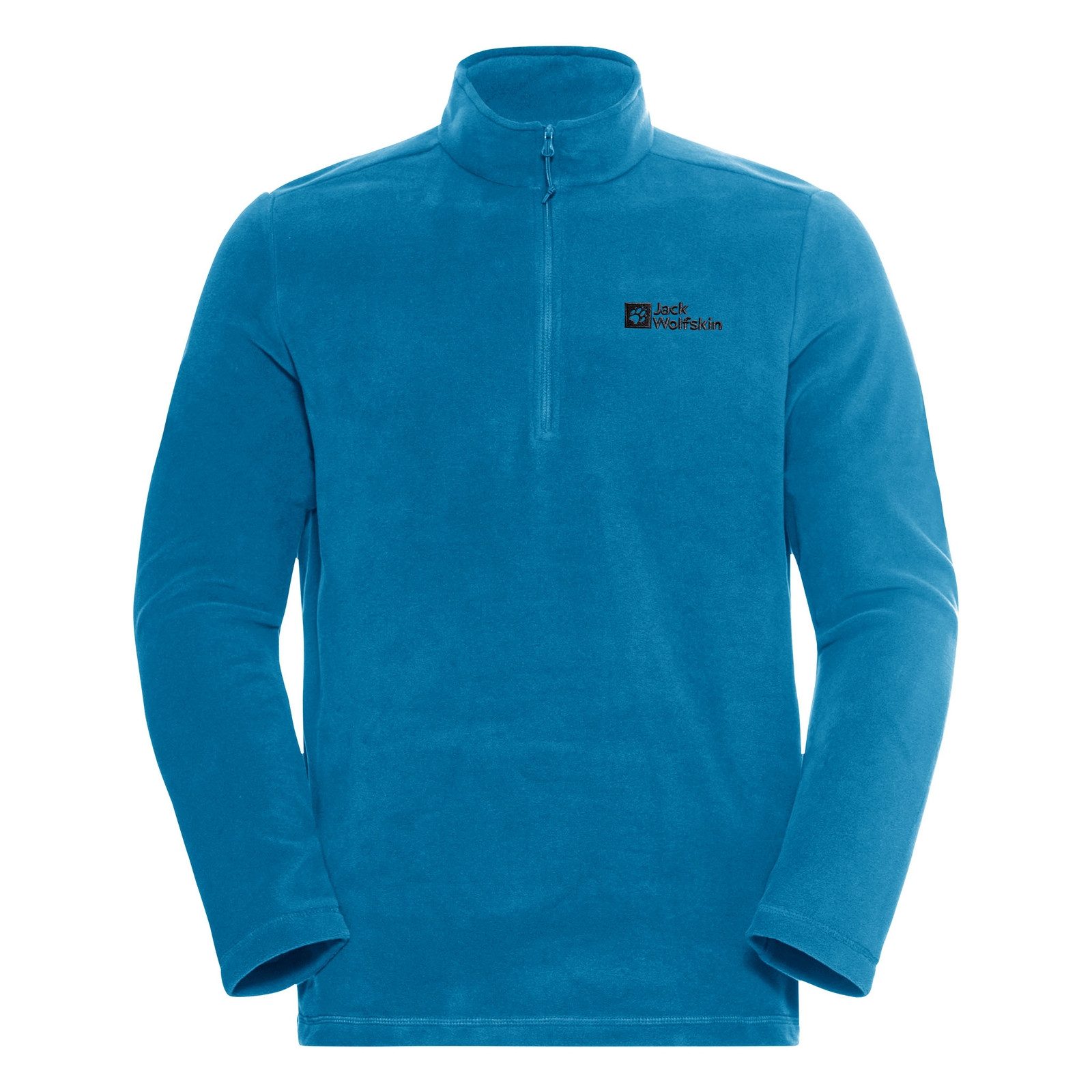 Jack Wolfskin Stehkragenpullover Fleecepullover Taunus mit Markenlogo auf d günstig online kaufen