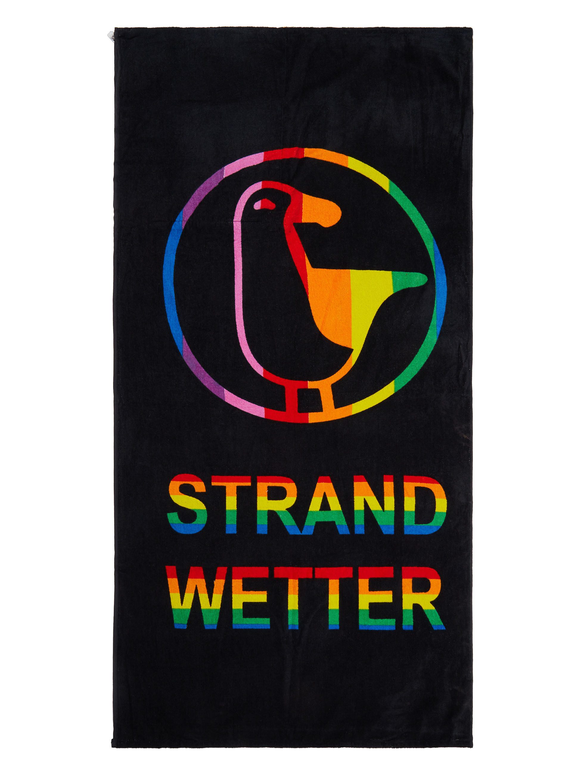Schietwetter Strandtuch Unisex Strandhandtuch "Rainbow" 150x75cm, günstig online kaufen